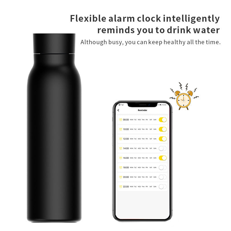 HydraGlow™ Smart Water Bottle – Bluetooth, Temperature Display (600ML)